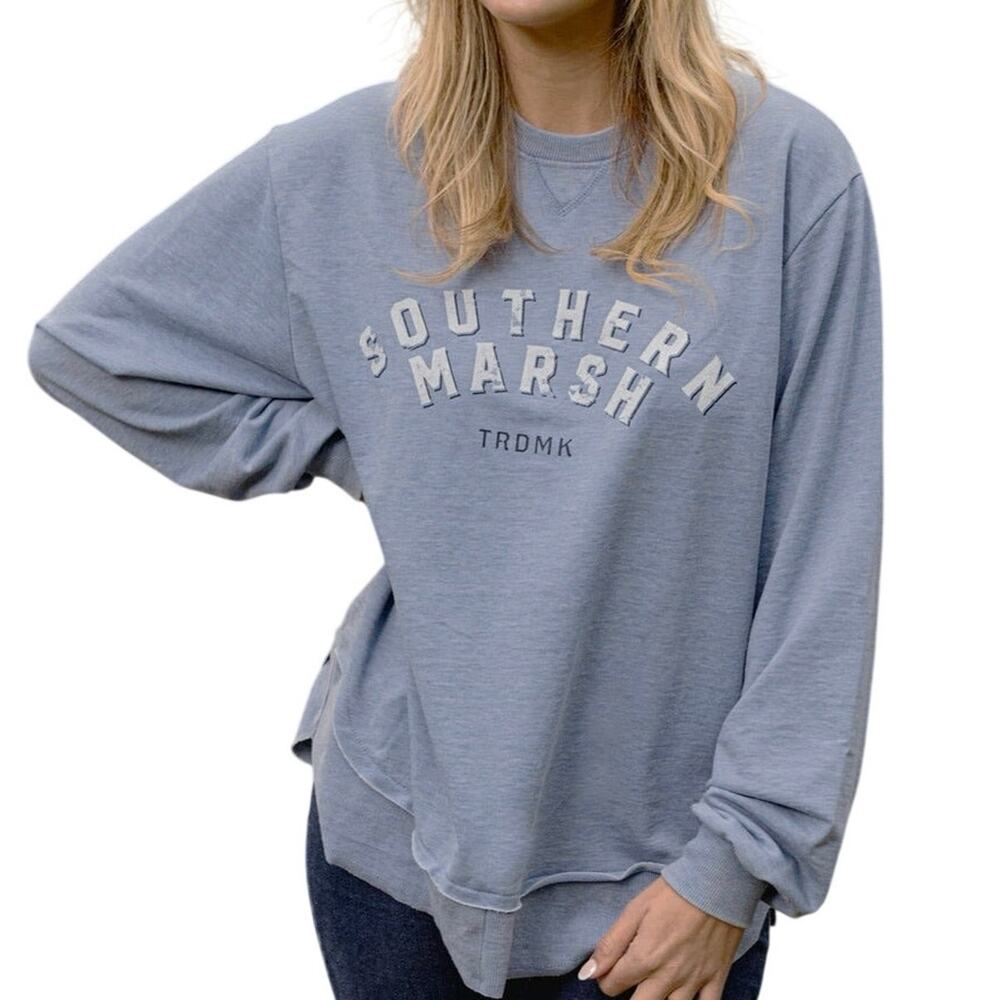 Southern Marsh Seawash M Rally Round Bottom Sweat Shirt Preppy Loungewear Dorm